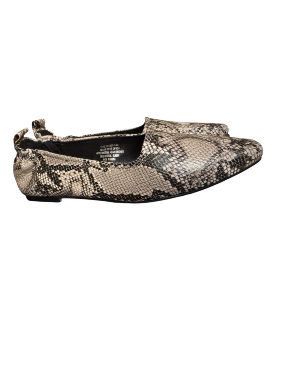 French Connection Jaymey Snake Print Flats